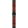 Ремешок GARMIN QUICKFIT 22 WATCH BANDS HYBRID TITANIUM/SILICONE BRACELET – CARBON GRAY DLC 11627